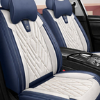 Funda de Asiento Universal Shield en Cuero Legítimo con Airbag + REGALOS: Alfombra de Cuero y Funda para Volante