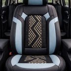 Funda para Auto Ímpeto Universal en Cuero Legítimo con Airbag Incorporado + REGALO: Alfombra y Funda para Volante